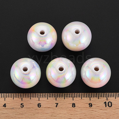 Opaque Acrylic Beads X-MACR-S370-18mm-01-1