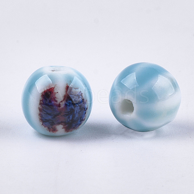 Handmade Porcelain Beads PORC-S498-24I-1