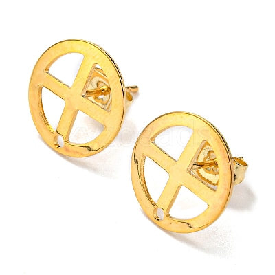 201 Stainless Steel Stud Earring Findings STAS-D045-20G-1