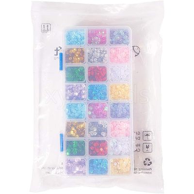 Plastic Paillette Beads PVC-NB0001-02-1