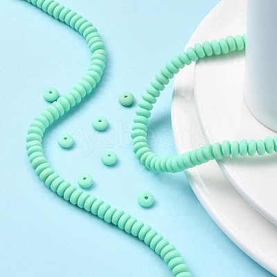 Handmade Polymer Clay Beads Strands X-CLAY-N008-008P-1