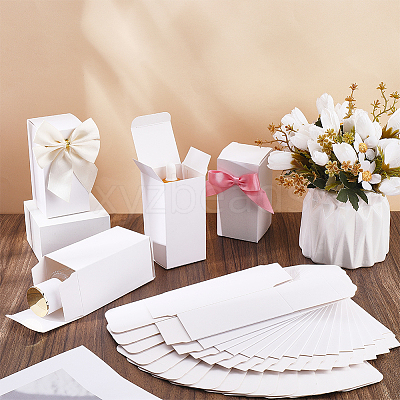 Folding Kraft Paper Mailer Boxes CON-WH0100-63B-1