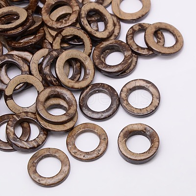 Wood Jewelry Findings Coconut Linking Rings X-COCO-O006C-12-1