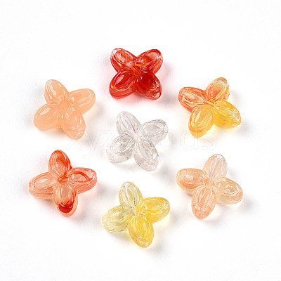 Transparent Acrylic Beads X1-TACR-T028-35F-1