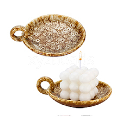 2Pcs Porcelain Candle Holders DJEW-PH0001-86A-1