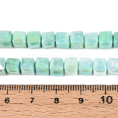 Anti-Tarnish Electroplate Glass Beads Strands GLAA-T025-6mm-10D-1