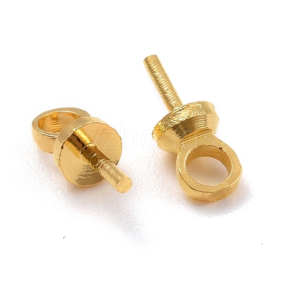 Brass Cup Peg Bails Pendants KK-Z018-01B-G-1