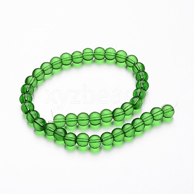 Glass Round Bead Strands X-GLAA-I028-10mm-04-1