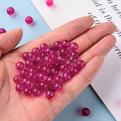 Transparent Acrylic Beads X-MACR-S370-A8mm-706-1