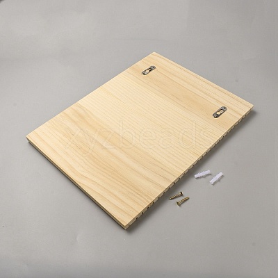 Customized  Wooden Quilting Ruler Storage Rack ODIS-WH0030-101A-1