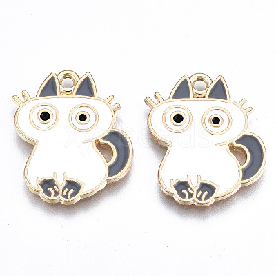 Eco-Friendly Alloy Enamel Pendants LS-ENAM-Q437-030B-NR-1
