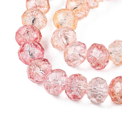 Transparent Glass Beads Strands X-GLAA-T023-4mm-A06-1