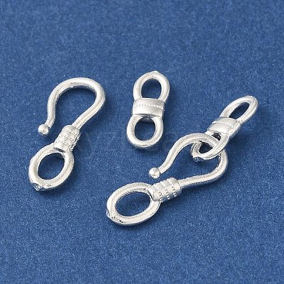 Brass S-Hook Clasps KK-H502-09S-1