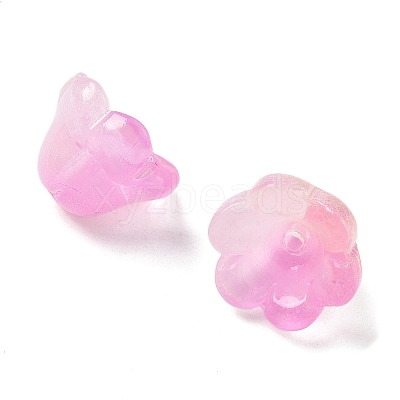 Transparent Glass Beads Caps GLAA-B028-01A-1