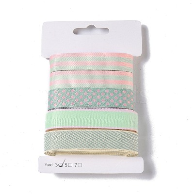 Polyester & Polycotton Ribbons Sets SRIB-P022-01D-05-1
