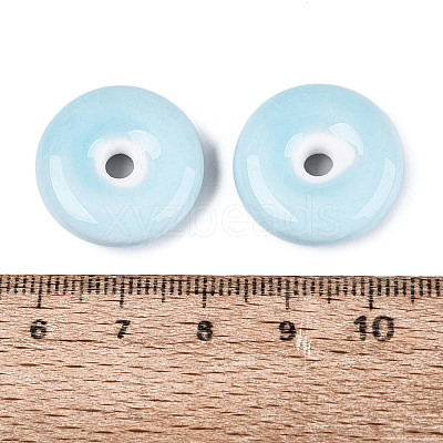 Vintage Handmade Porcelain Beads PORC-N013-20-17-1