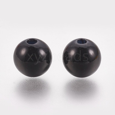 ABS Plastic Imitation Pearl Beads KY-G009-3mm-01-1