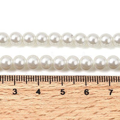 Eco-Friendly Dyed Glass Pearl Round Beads Strands HY-A008-6mm-RB001-1