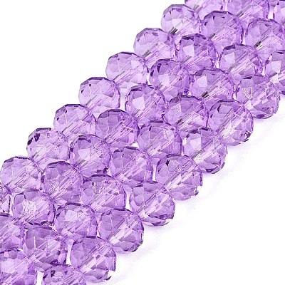 Baking Paint Glass Beads Strands LS-EGLA-Q120-B-B01-1