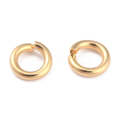 Rack PlatingBrass Open Jump Rings KK-O139-18I-G-1