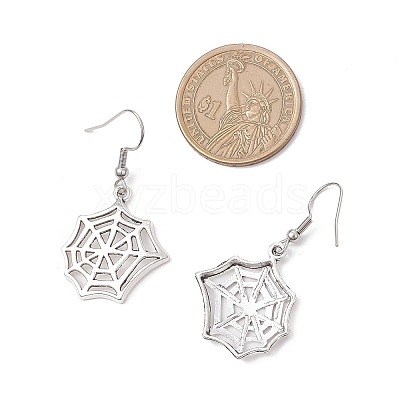 Hallowmas Tibetan Alloy Dangle Earrings EJEW-JE06523-1