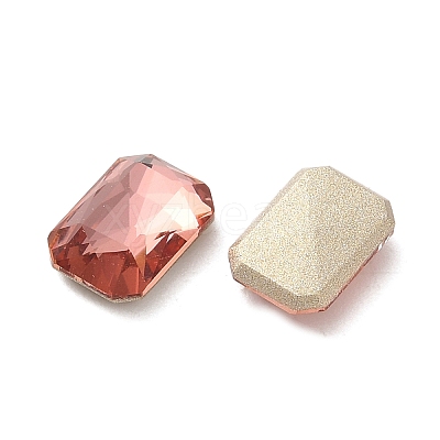 Glass Rhinestone Cabochons RGLA-P037-04B-D262-1