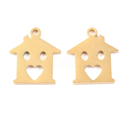 304 Stainless Steel Charms STAS-O142-29G-1