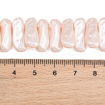 Electroplated Glass Pearl Beads Strands GL-CBA64F3-01D-1