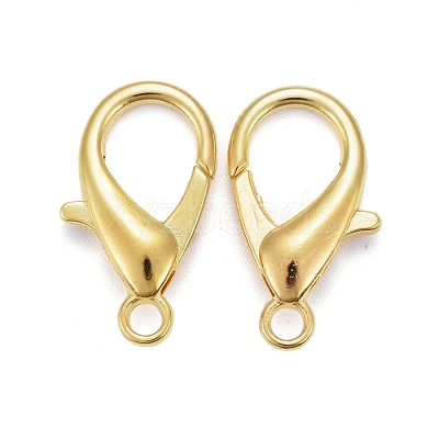 Zinc Alloy Lobster Claw Clasps E107-G-NF-1