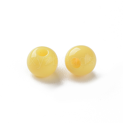 Opaque Acrylic Beads MACR-S370-C6mm-SS2105-1