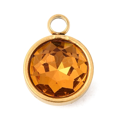 Birthstone Theme November 304 Stainless Steel Pendants STAS-K239-01G-A11-1