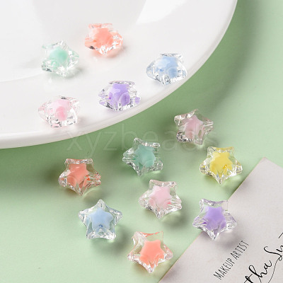Transparent Acrylic Beads X-TACR-S152-02A-1