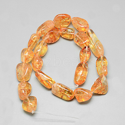 Natural Citrine Beads Strands G-Q948-51-1