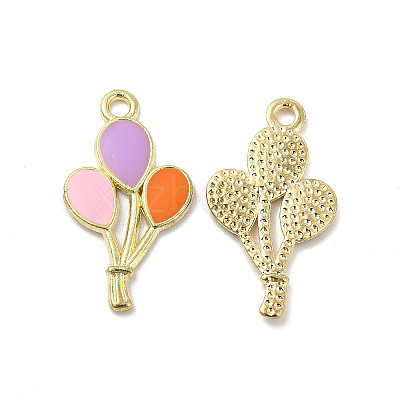 Alloy Enamel Pendants ENAM-B050-10G-02-1