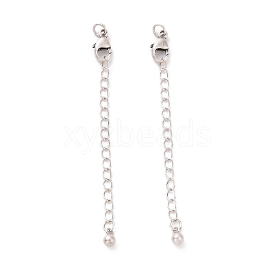 925 Sterling Silver Chain Extenders STER-D036-43AS-1