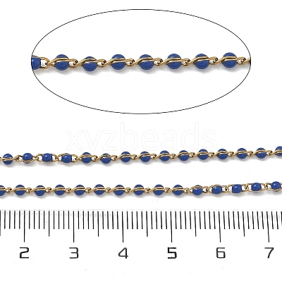 304 Stainless Steel Enamel Twisted Chains STAS-R100-40G-04-1