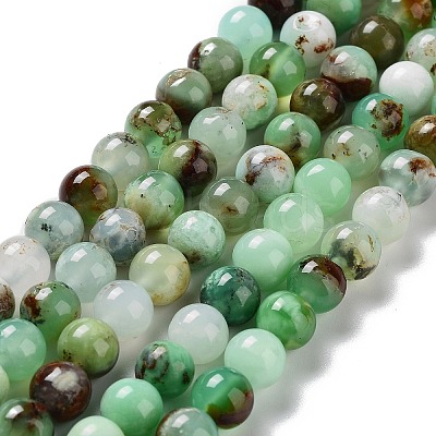 Natural Chrysoprase Beads Strands G-G057-A01-03-1