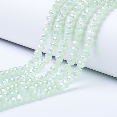 Electroplate Glass Beads Strands EGLA-A044-J3mm-B01-1