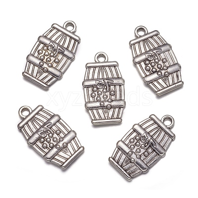 Tibetan Style Alloy Pendants TIBEB-A11923-AS-LF-1