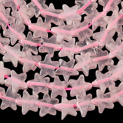 Natural Rose Quartz Beads Strands G-F817-A01-01-1