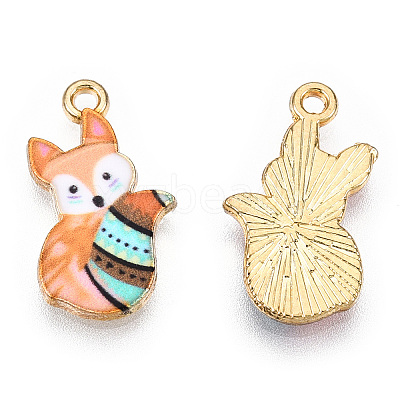 Painted Alloy Pendants LS-PALLOY-P288-05G-08-1