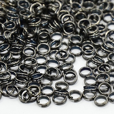 Iron Split Rings JRD4MM-01B-NF-1