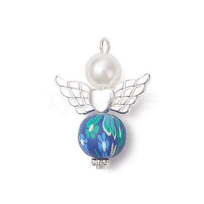 Handmade Polymer Clay Pendants PALLOY-JF04077-1