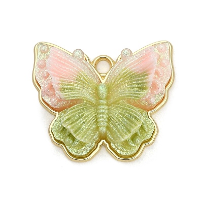 Alloy & Resin & Glitter Powder Pendants RE-CBA4A70-01B-1