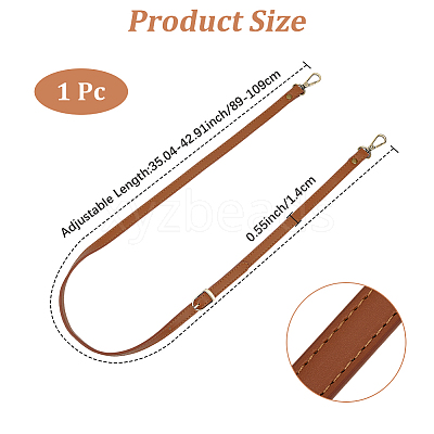 1Pc Imitation Leather Bag Handles FIND-CL0001-62A-1