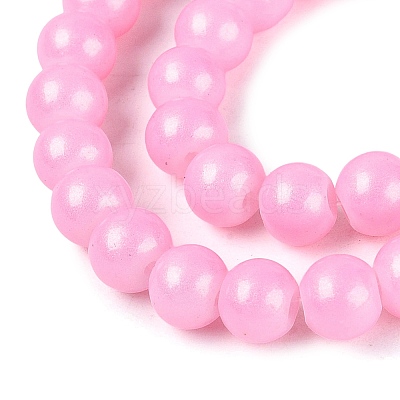 Baking Paint Glass Pearl Beads Strands DGLA-ZX001-05B-10-1