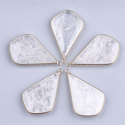 Natural Quartz Crystal Big Pendants G-S344-28C-1