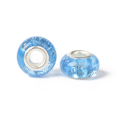 Rondelle Resin European Beads RPDL-A001-01-01-1