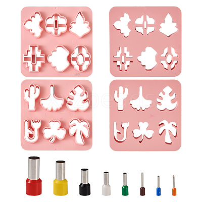 2Pcs ABS Plastic Clay Molds DIY-TA0004-57-1