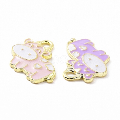 Alloy Enamel Pendants ENAM-B054-08G-1